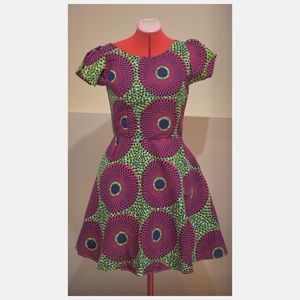 One-of-a-Kind Ankara Print Dress